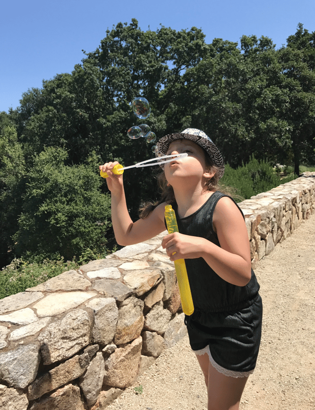 Bubble blowing